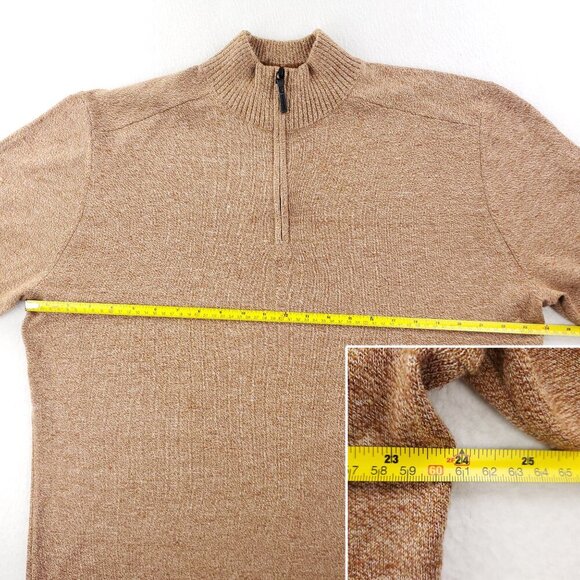 SmartWool Sparwood Sweater Wool Blend 1/4 Zip Lightweight Stretchy Men's XL - Picture 7 of 12
